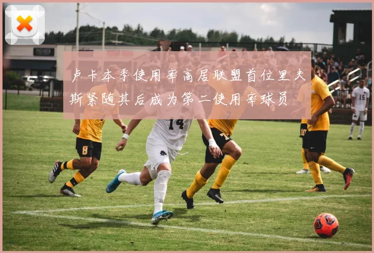 卢卡本季使用率高居联盟首位里夫斯紧随其后成为第二使用率球员